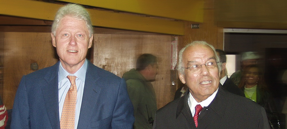 With Bill Clinton at Xavier